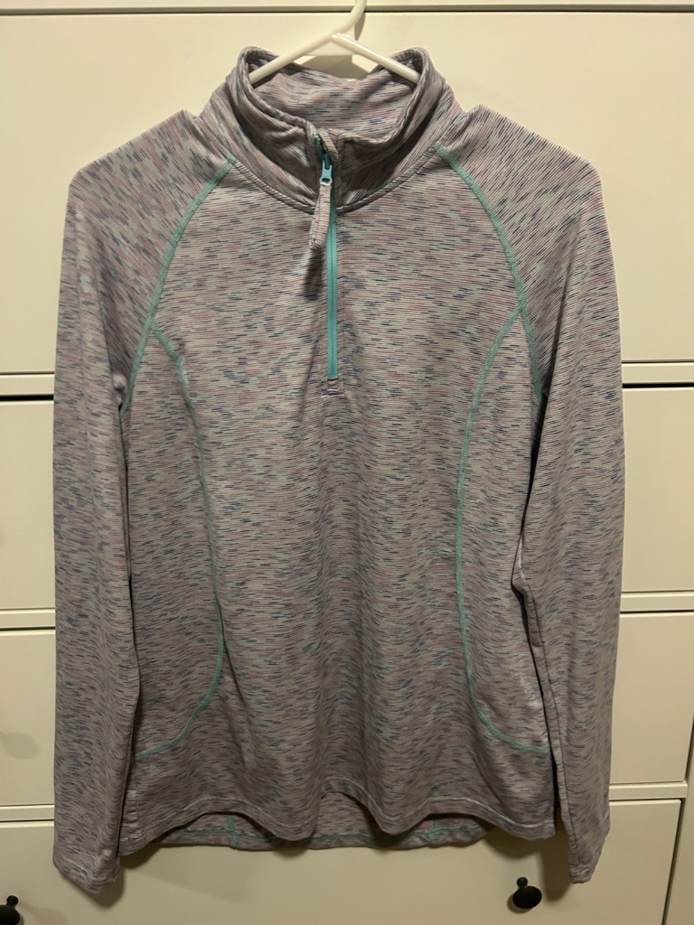 Mountain Warehouse 1/4 Zip Top - Space Dye Purple - Medium